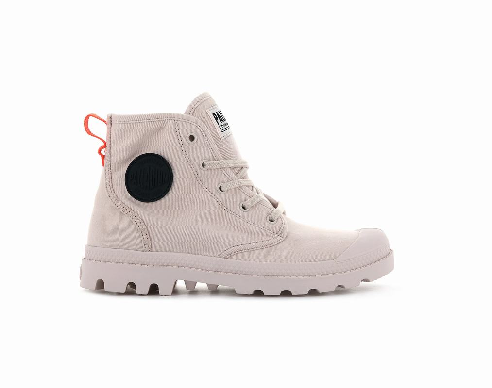 Palladium Pampa Hi Twill Ženske Čizme Bež ||LA2095483||